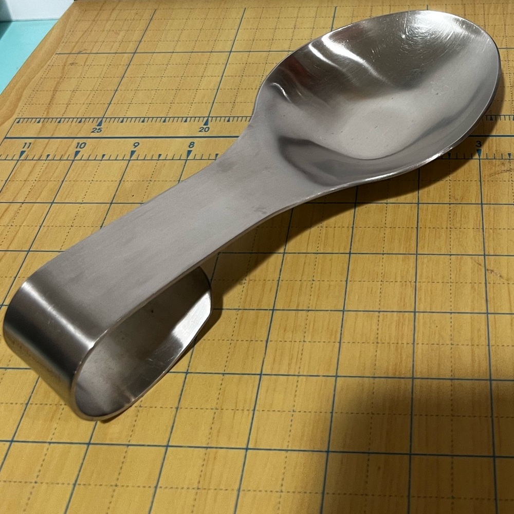 Stainless Steel Spoon Rest by Amco - Picture 4 of 6